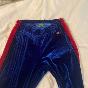Aviator nation velvet pants
